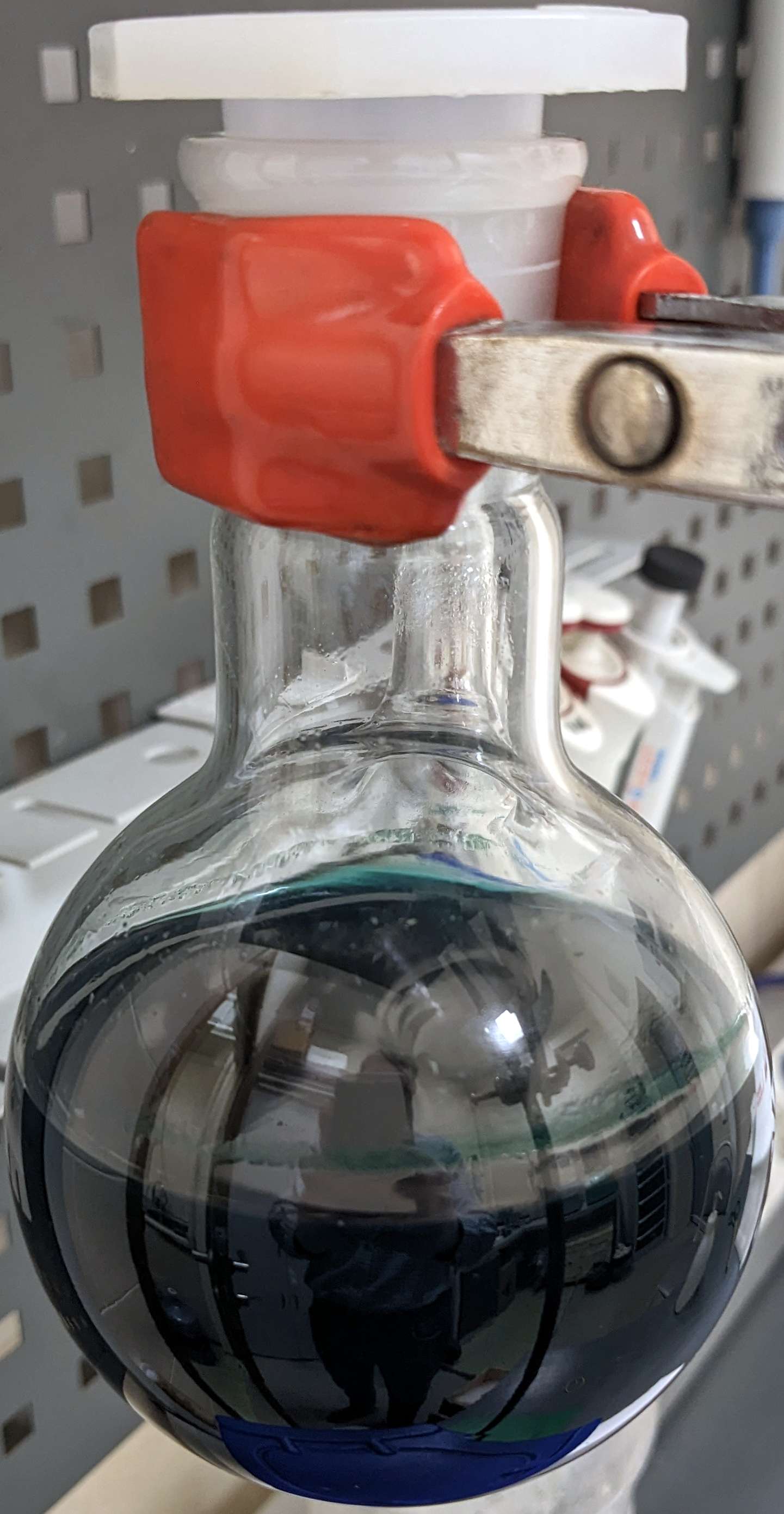 sample after adsorption