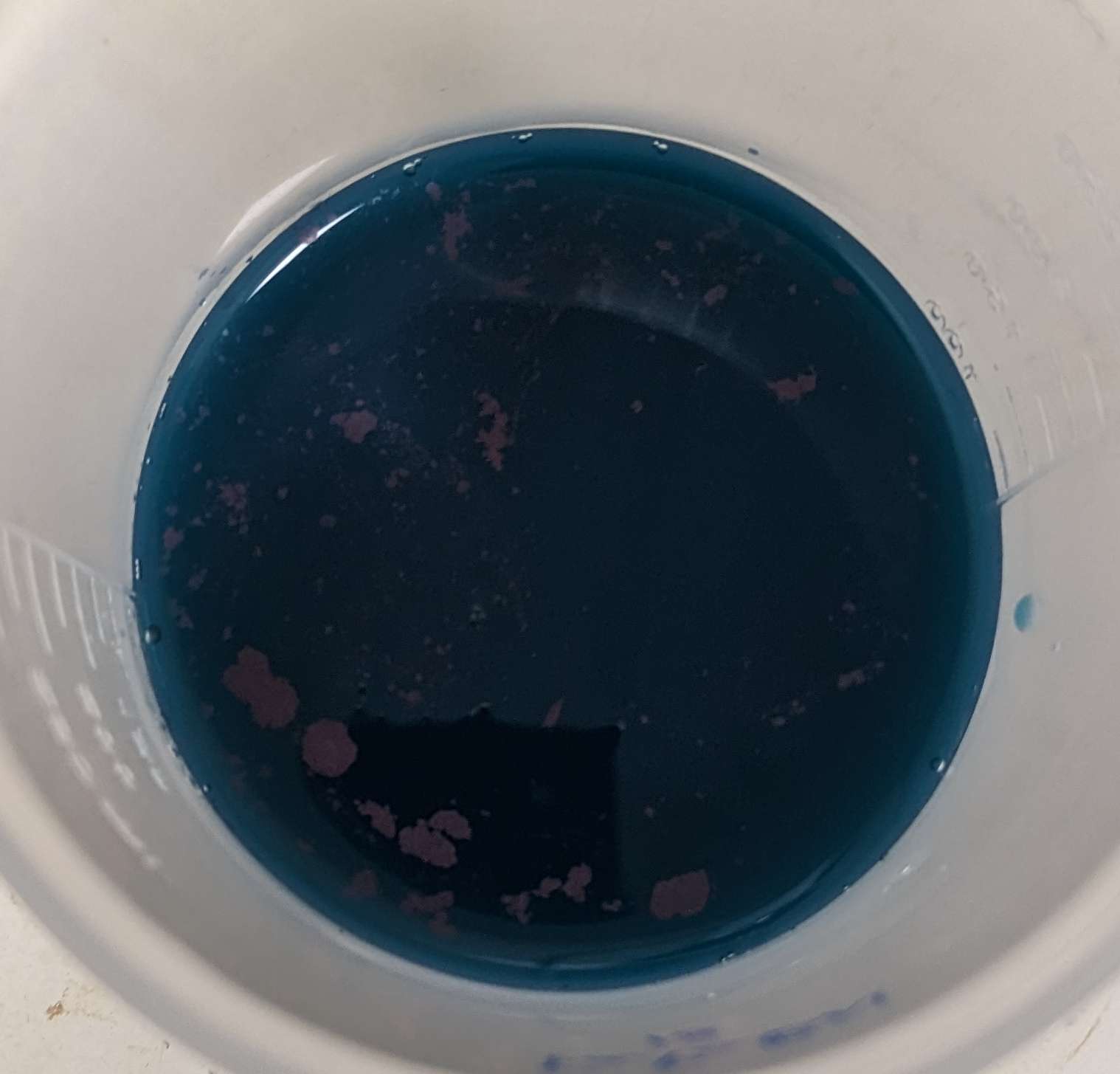 sample after washing