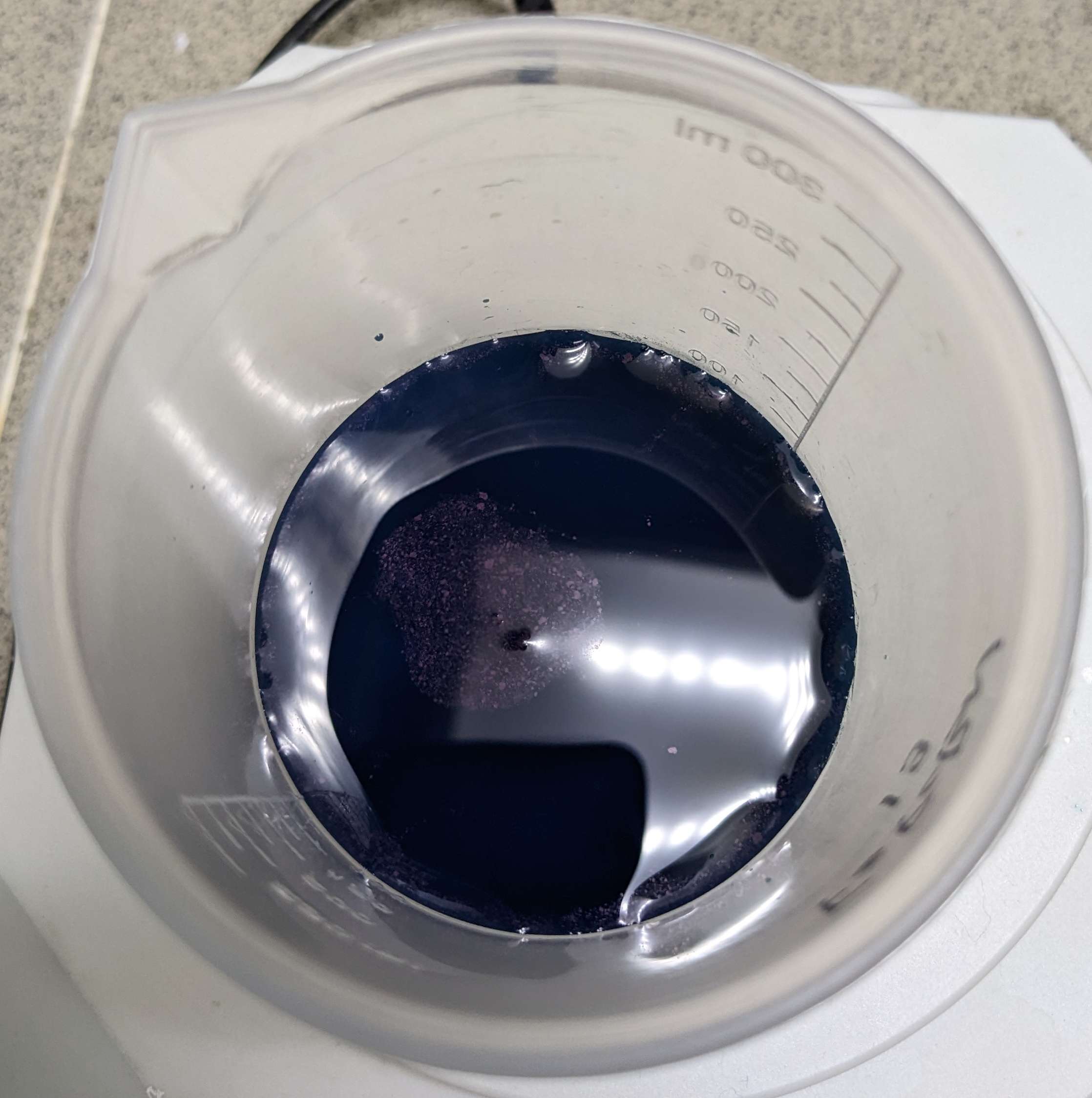 sample after washing